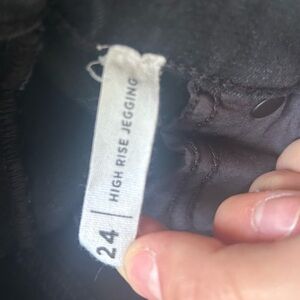 PACSUN HIGH RISE BLACK JEANS SIZE 24